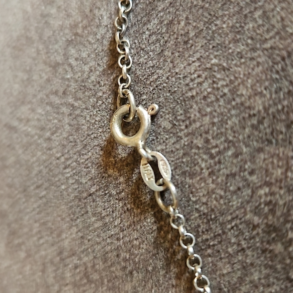 Set Of Three Sterling Baddie Chain Anklets - image 5